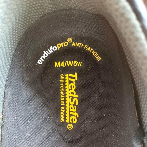 TredSafe EnduroPro Unisex Anti-Fatigue Slip-Resistant Shoes M4/W5w Leather Slip - Picture 9 of 9